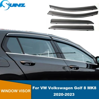 Okno Clonu Pre VW Volkswagen Golf 8 MK8 2020 2021 2022 2023 Auto Bočné Okno Vietor Lamely Otvor Clony proti oslneniu Slnko, Vietor, Dážď Štít