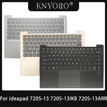 Originálne Lenovo ideapad 720S-13 720S-13IKB 720S-13ARR Klávesnice Notebooku Top Prípade, opierka Dlaní Kryt s Podsvietenie Dotykovej plochy Striebro