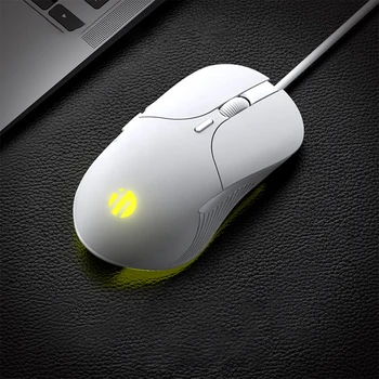Povolanie Káblové pripojenie Hernej Myši 6 Tlačidiel 4800 DPI LED Optická USB Počítačová Myš Pre notebook PC Gamer Myší Stlmiť Wired Mouse