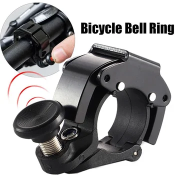 Požičovňa neviditeľné auto bell Q bell Nehrdzavejúcej Stále Požičovňa Bell Krúžok, MTB Cyklistické Horn Riadidlá Bike Bell Ostrý Zvuk Rohov
