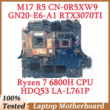 Pre DELL M17 R5 CN-0R5XW9 0R5XW9 R5XW9 S Ryzen 7 6800H CPU LA-L761P Notebook Doske GN20-E6-A1 RTX3070TI 100% Testované Dobré