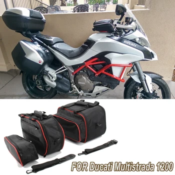 Pre Ducati Multistrada 1200 od roku 2015 1260/950 od roku 2017 Motocykel Skladovanie Taška Batožiny Tašky Strane Box Vrece Vnútorné Vrecko Priechodky