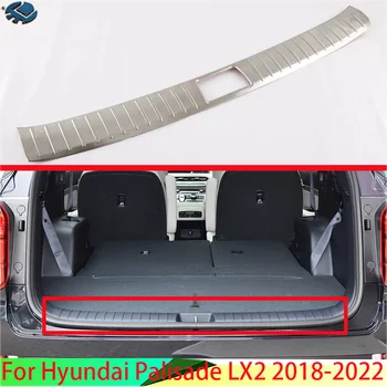 Pre Hyundai Palisade LX2 2018-2021 2019 Auto Doplnky z Nerezovej Ocele Zadný Kufor Šúchať Platňa Dverí, Parapet Kryt Lišty Obloha
