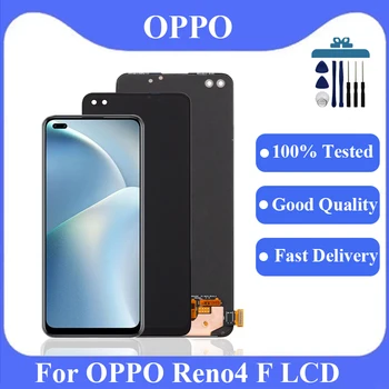 Pre OPPO Reno4 F LCD Displej Dotykový Displej Digitalizátorom. Montáž Oppo Reno4 F SPH2209 LCD Náhradné