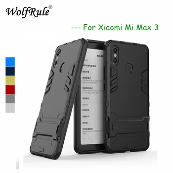 Pre Xiao Mi Max 3 Veci Na Mi Max 3 Kryt Gumy + Pevný Plastový Stojan Späť Prípade Pre Xiao Xiomi Mi Max 3 Telefón Capa 6.9