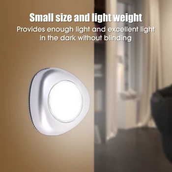 Prenosné LED Stlačte Svetlo LED Kabinetu Svetla Batérie Powered Bezdrôtové Nástenné Svietidlo Skrine, Nábytok, Spálne, Nočné Nočné Svetlo