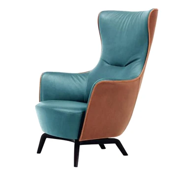 Prispôsobený moderné, luxusné a pohodlné, minimalistický, bežné a kreatívne Nordic internet celebrity dizajn, modré stoličky