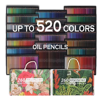 Profesionálne Brutfuner 520/260 Farby, Olej, Farebné Ceruzky Nastaviť Náčrt Farebné Farebné Ceruzky Umelecké Potreby