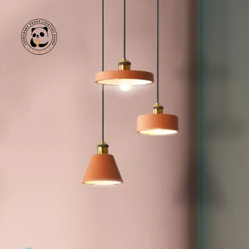 Prívesok Svetlo Retro Priemyselné Farebné Lesk Tienidlo Reštaurácia Kuchyňa Domov Stropné Svietidlo LED Dekorácie, Závesné Luster