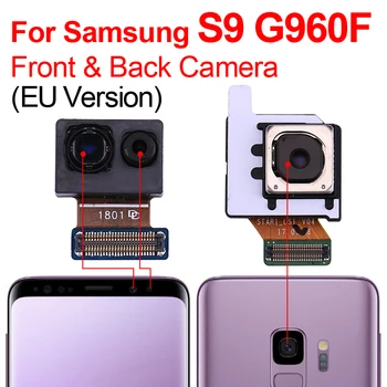 Pôvodné S9 Späť Fotoaparát, Predná Zadná Zadná Kamera Pre Samsung Galaxy S9 G960 SM-G960F G960U G960FD G960N Hornej Prednej strane Fotoaparátu Flex Cabl