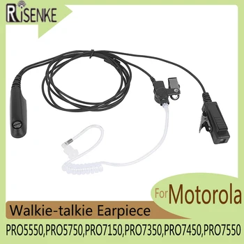 RISENKE-Slúchadlo pre Motorola, MT850LS,MT8250LS,MT9250,PRO5450,PRO5460,PRO5750,PRO7150,PRO7350,PRO7450,PRO7550, Rádio Headset