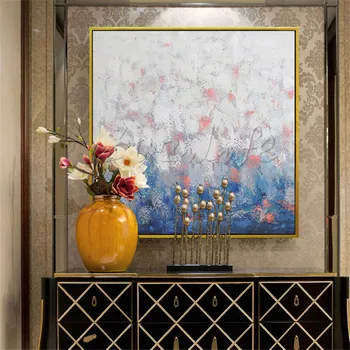 Ručne maľované plátno olejomalieb Lacné veľké moderné abstraktné cuadros Domova Plátno quadro wall Art obrázky 00001