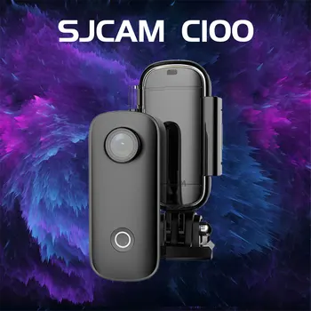 SJCAM C100Plus Palec Mini Kamera 1080P30FPS / 4K30FPS H. 265 12MPX 2.4 G WiFi Nepremokavé Športové Akcie Fotoaparát 4K DV Videokamera