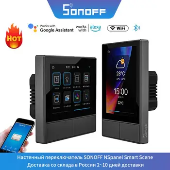 SONOFF NSPanel Smart Scény nástenný Spínač US/EU All-in-One Control Wifi Smart Termostat Displej Prepínač Cez Alexa Domovská stránka Google