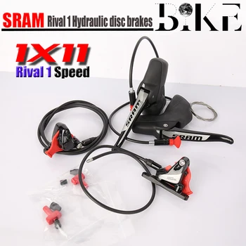 SRAM Rival 1 1X11 11 Rýchlosti ST Cestnej Požičovňa Bicyklov Hydraulické Kotúčové Brzdy Radiacej Radič Prehadzovačky Časť Vľavo a Vpravo 900/1800mm