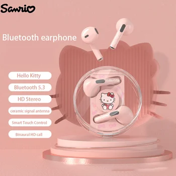 Sanrio Hello Kitty Slúchadlá Bluetooth Kawaii Cartoon 5.3 Zníženie Hluku Moje Melódie, Dlhá Výdrž Batérie, Nízka Latencia Narodeninám