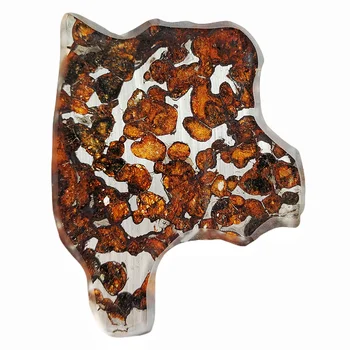 Serico Keňa Olivový Meteorit Plátky Prírodné Meteorit Materiál Ideálny Serico Olivový Meteorit Vzoriek
