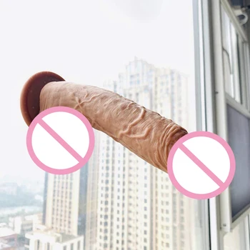 Sex Shop Sexuálne Hračky, Realistické Dildo Žena Masturbator Sexy S Prísavkou Veľký Penis Dick Dospelých Análny Sex Hračky pre Ženy Juguetes