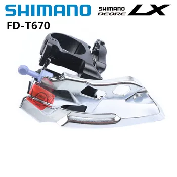 Shimano Deore LX FD-T670 34.9 mm T780 31.8 mm Clamp Na Prednej Prehadzovačky Top Swing Duálne Pull MTB Horský Bicykel 3x10 Cyklistické Časti