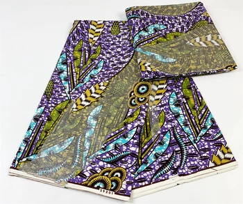 Skutočný Originál holandské Ankara Vosk Batik Textílie: Skutočné Grand Super Lesk Glam Afriky Vosk Vytlačí Bavlnené Tkaniny pre Šitie Šaty