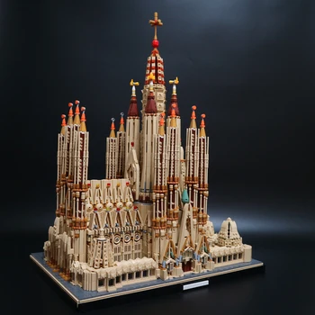 Slávne Budovy Domu Model Moc Rad Sagrada Familia stavebným Model DIY Detí Vzdelávacie Dovolenku Dar MOC-65795