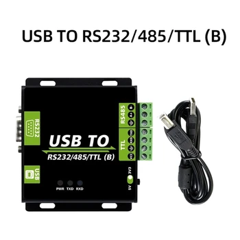 Spoľahlivosť USB na RS232/485/TTL Priemyselné Izolovaný Prevodník TELEVÍZORY Dióda Rýchlu Komunikáciu Izolované Prevodníky