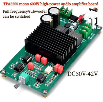 TPA3255 HiFi Mono Triedy D 600W Plný Frekvencia/Subwoofer, Digitálny Zosilňovač Zvuku Rady urob si sám