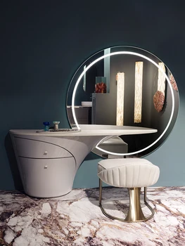 Taliansky toaletný stolík so svetlom spálňa delux delux make-up tabuľky high-end villa make-up tabuľky