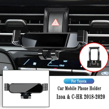 Telefón Držiak Pre Toyota CHR 2018-2022 Gravitácie Navigácie Držiak GPS Stojan odvzdušňovací Klip Otočná Podporu Auto Príslušenstvo