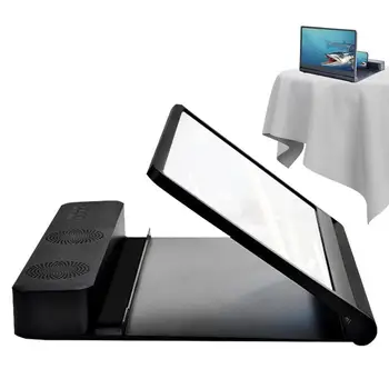 Telefón, Tablet Obrazovke Zosilňovač S Vstavaný Nabíjateľná Dual Bluetooths Reproduktor 12in Universal HD Lupa Pre Videá