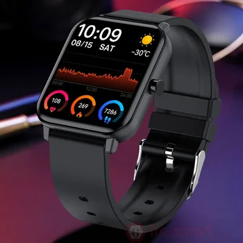 Touch Smart Hodinky Ženy Muži Smartwatch Elektronika Smart Hodiny Pre Android, IOS Fitness Tracker Námestie Šport Smart-hodinky