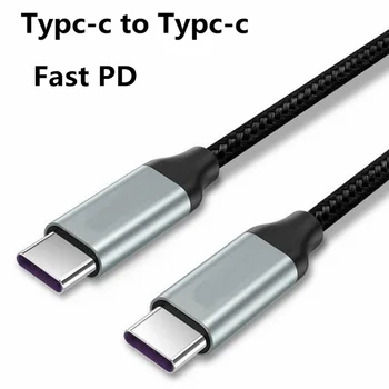 Typc-c, Usb typc-c Poplatok Dátový Kábel pre iPad, Macbook Pro Samsung Huawei Telefón PD Rýchle Nabíjanie Nylon Pletená kábel