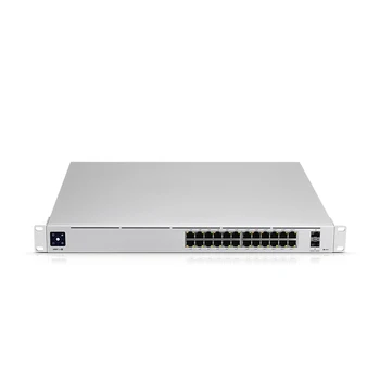 UBIQUITI USW-Pro-24-POE 24 Port, PoE Layer 3 Switch (16 x GbE PoE+, 8 x GbE, PoE++) 400W, 2x10G SFP+ porty, 88 gb / S, Kapacita