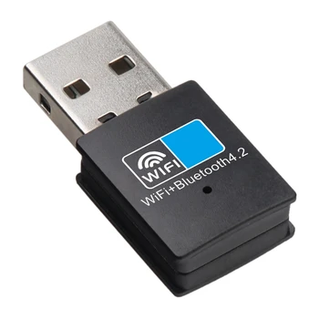 USB Wifi Adaptér Bluetooth, Bluetooth 4.2 150Mbps Wifi Dongle, Sieťová Karta, Wifi, Bluetooth Prijímač Vysielač