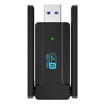 USB Wifi Adaptér USB3.0 Wifi6 Bezdrôtovej Sieťovej Karty AX1800M 2.4 G/5 ghz Dual Band vysokorýchlostné Sieťové Karty