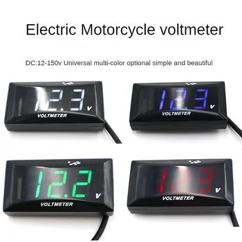 Univerzálne Príslušenstvo Motocyklov Úpravy Vozidla Voltmeter 12V-minimálne napätie 150 LCD Elektrické Sledovať Elektrický Motocykel Všeobecné