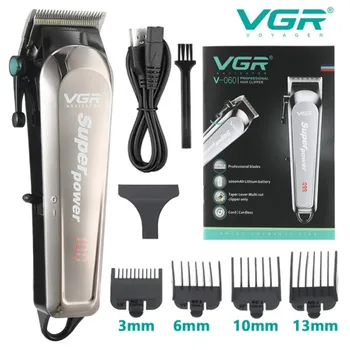 VGR Zastrihávač Chĺpkov Nabíjateľná Hair Clipper Nastaviteľné Účes Profesionálna vlasová Rezací Stroj Prenosné Clipper pre Mužov V-060