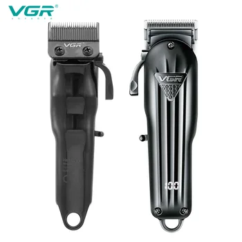 VGR elektrické Hair clipper postupnej zmene elektrické push hlavy nastaviteľné USB nabíjateľné elektrické push šmykovej V282 hair clipper