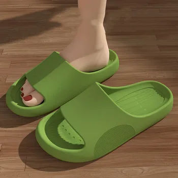 Veľká Veľkosť 50-51 Módne pánske, dámske Papuče Svetlo EVA Pohodlný Domov Kúpeľňa Anti-Slip Flip-Flops Letné Plážové Sandále