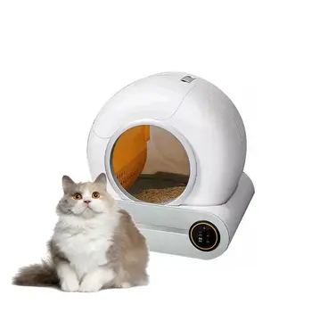 Veľké Automatické Mačacie Wc Samostatne Čistenie Inteligentné Zdravie Monitor Kitty debničky Vtip Aplikáciu Diaľkové Ovládanie Veci pre Mačky