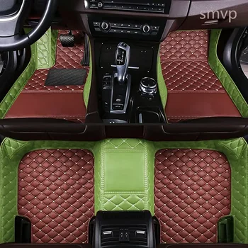 Vlastné Auto Podlahové Rohože pre Fiat 500 500X 2011-2012 Rok Eco-friendly Kožené Auto Príslušenstvo Interiérové Detaily