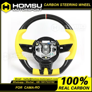 Vlastné alcantar uhlíkových vlákien volant v roku 2011 chevrolet camaro racing wheel konvertibilné