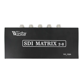 Vysoká Kvalita BNC SDI Matice SD/HD/3G-SDI Splitter Switcher SDI 2 V 8 pre SDI Kamery Bezpečnostný Systém