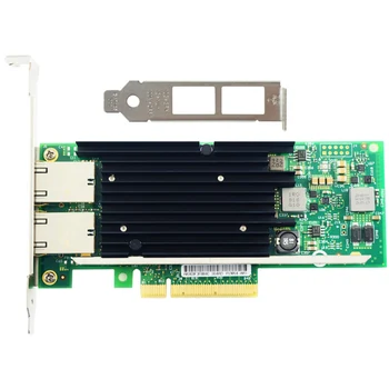 Vysoký Výkon NIC X540-T2 s X540 Chipset 10Gbs, RJ45 Dualport PCI-Ex8 Server Desktop Siete