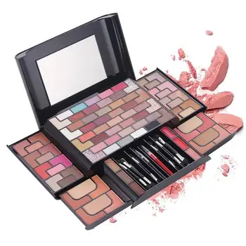Všetko V Jednom Make-Up Kit Eyeshadow Rúž Červená Obočie Prášok Krása Kozmetika Pre Ženy Darček
