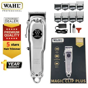 WAHL 8509 5-hviezdičkový série Hair clipper，Bezdrôtový Hair clipper，Mužov zastrihávač brady，Profesionálne hairstylist nástroje Holič nastaviť