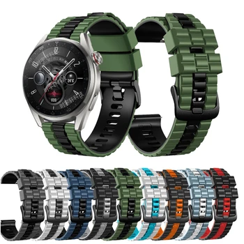 Watchband 22 mm Pre Huawei Sledujte 3 Pro Silikónové Šport Popruh Pre Huawei GT 2 Pro/GT2 GT 3 46 mm/Česť Magic 2 Náramok Príslušenstvo