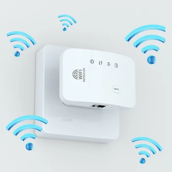 WiFi Opakovač 300Mbps Wifi Extender Router Signálu Wifi Zosilňovač Siete Bezdrôtové siete Wi-Fi Booster 2.4 GHz Dlhý Rad Wi-fi Opakovač