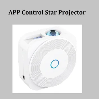 Wifi Smart Star Projektor Galaxy APLIKÁCIE Ovládanie Inteligentných Domov Projektor Farebné Projektor Pre Dovolenku Strany Alexa