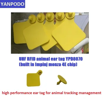 Yanpodo ISO18000-6C hospodárskych zvierat sledovanie zvierat ušné značky elektronické dobytok, ovce, ošípané, kravy tag dlho RFID UHF zvierat ušné značky